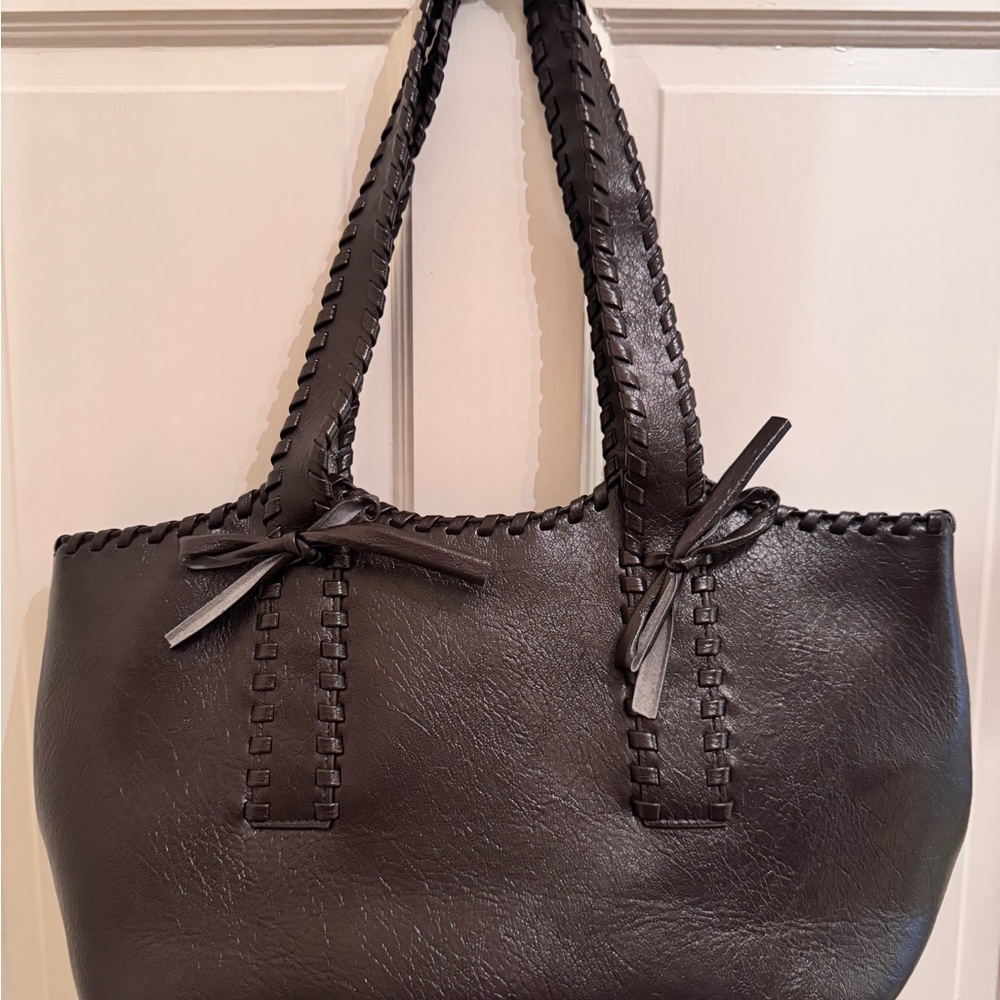 Melie Biiano Whipstitch Vegan Tote